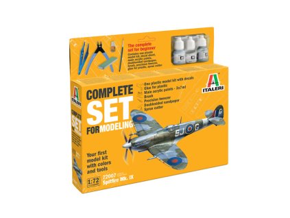 spitfire mk ix starter kit 1 72 72007 italeri 010