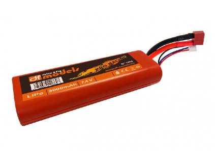 df-models Li-Pol battery 3000mAh/7.4V 45C T-DEAN