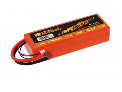 Akumulátor df-models Li-Pol 6500mAh/7,4V 45C T-DEAN