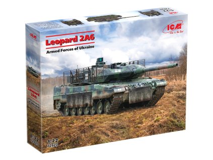 leopard 2a6 of the armed forces of ukraine 1 72 72820 icm 03