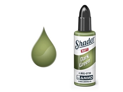 matt shader dark green amig 0739