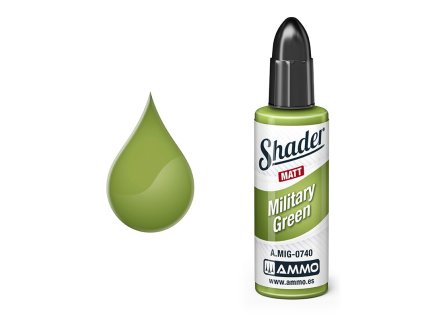 matt shader military green amig 0740