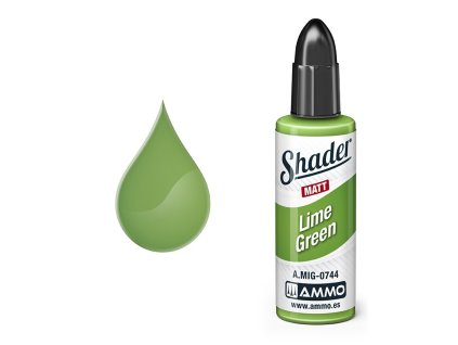 matt shader lime green amig 0744