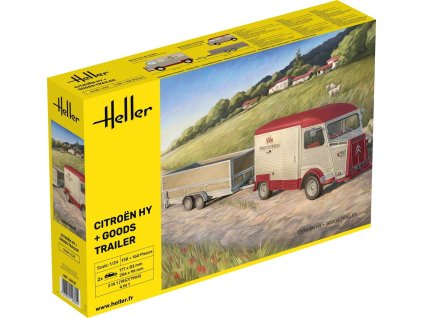 citroen hy goods trailer 1 24 50331 heller 06