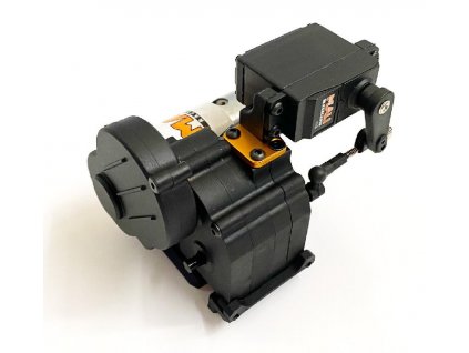 2-speed gearbox complete with motor and servo