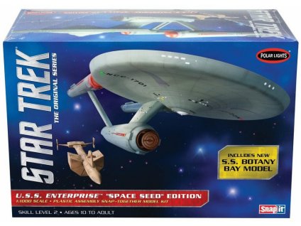 Star Trek TOS USS Enterprise Space Seed Ed 1/1000 PolarLights