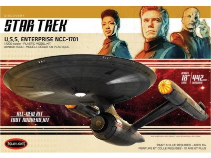 Star Trek Discovery U.S.S. Enterprise 1/1000  Polar Lights