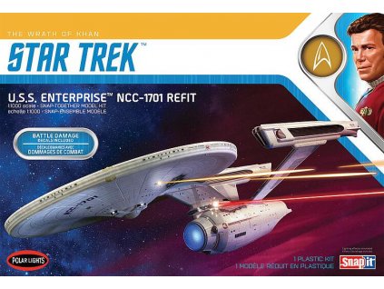 Star Trek U.S.S. Enterprise Refit Wrath of Edition Polar Lights