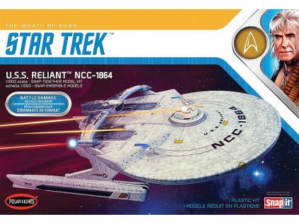 Star Trek U.S.S. Enterprise Reliant Wrath of Khan e Polar Lights