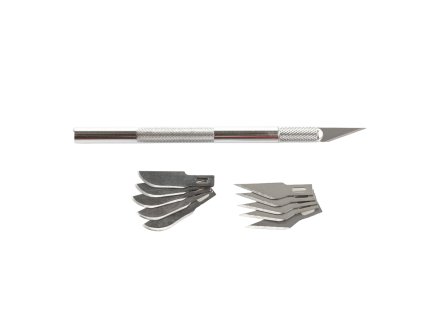 aluminium scalpel with fine pointed blade 99009 heller 03