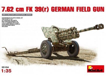 7,62cm F.K.39 German Field Gun 1/35