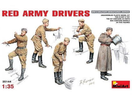 Red Army Drivers 1/35 MiniArt