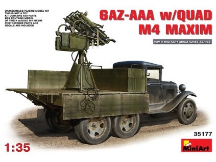 GAZ-AAA w/Quad M-4 Maxim 1/35 MiniArt