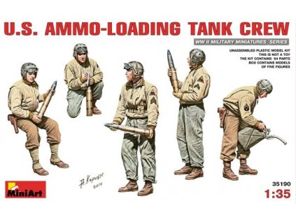 US Ammo-Loading Tank crew 1/35  MiniArt