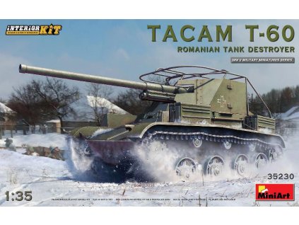 Tacam T-60 Romanian Tank Destroyer. Interior Kit 1/35