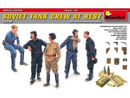 Soviet Tank Crew at Rest Special Edition 1/35