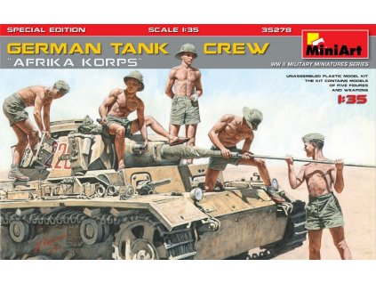 German Tank Crew "Afrika Korps" Special Edition 1/35