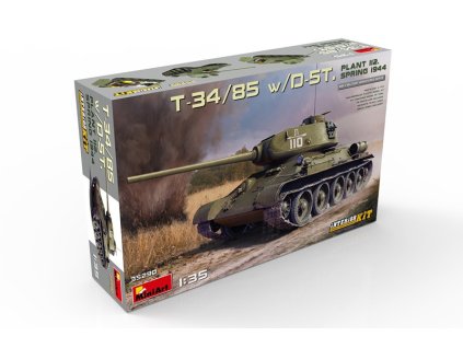 T-34/85 with D-5T Plant 112 Spring 1944 Interior Kit 1/35