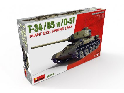 T-34/85 with D-5T Plant 112, Spring 1944 1/35