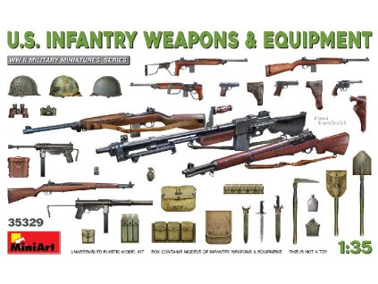 U.S. Infantry Weapons & Equipment 1/35 MiniArt