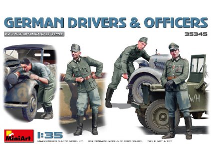 German Drivers & Officers 1/35 MiniArt