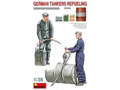 German Tankers Refueling 1/35 MiniArt