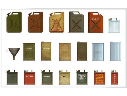 Allies Jerry Cans Set WW2 1/35