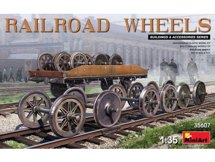 Railroad Wheels  1/35  MiniArt