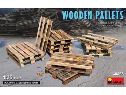 Wooden Pallets 12 pcs 1/35