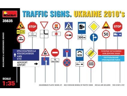 Traffic Signs (Ukraine 2010) 1/35