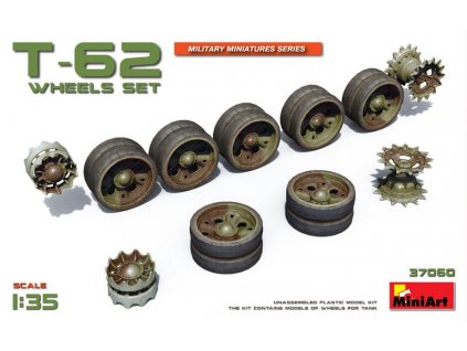T-62 Wheels Set 1/35 MiniArt