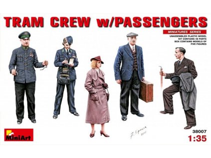 Tram Crew with Passengers 1/35