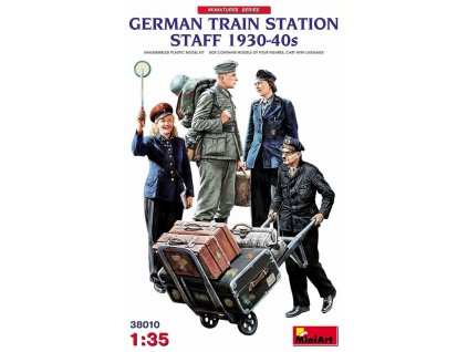 German Train Station Staff 1930-40  1/35 MiniArt