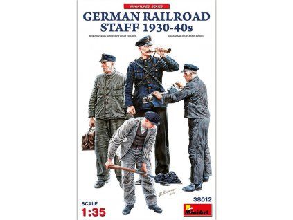 German Railroad Staff 1930-40s  1/35