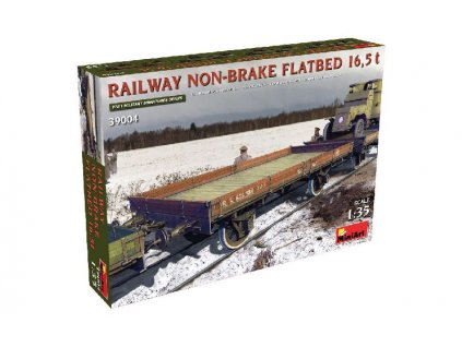 Railway Non-brake Flatbed 16,5 t 1/35 MiniArt
