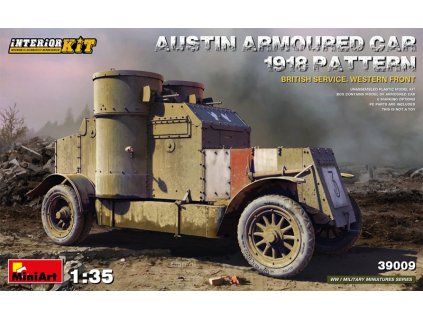 Austin Armoured Car 1918 Pattern. British Service. Western Front. Interior Kit 1/35