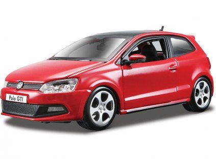 Bburago Plus VW Polo GTI Mark 5 1:24, rot