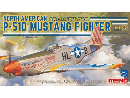 P-51D Mustang  1/48  Meng LS-006