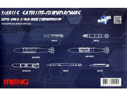 U.S. Satellite-guided Bombs in 1/48