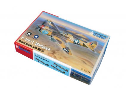 curtiss p 40f l warhawk desert hawks with merlin 1 72 100 SH72493 special hobby 08