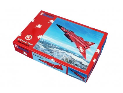 saab aj 37 viggen show must go on 1 72 special hobby 100 SH72497 017