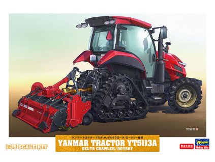 yanmar traktor yt5113a delta with crawler 1 35 66107 hasegawa 05
