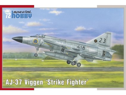 SAAB AJ-37 Viggen Strike Fighter 1/72