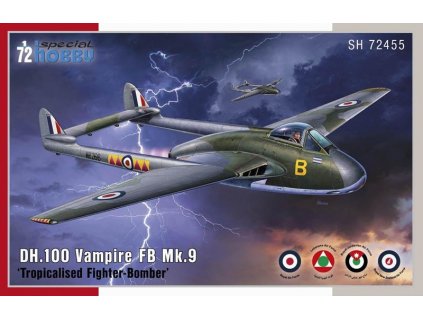 D.H.100 Vampire FB.Mk.9 ’Tropicalised Fighter-Bomber’ 1/72