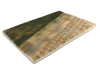 Diorama base 14x14cm - Road paving with sidewalk 1/35