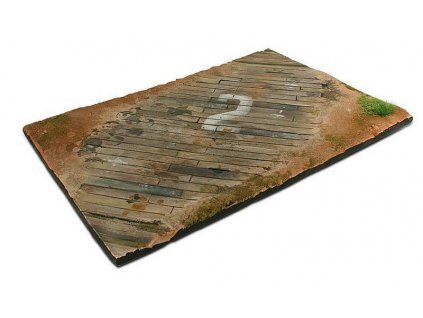 Diorama-Grundplatte 14x14cm – Flugfeld 1:35