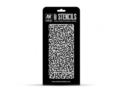 Luftwaffe WWII Shingles Camo Airbrush Stencil 1/32