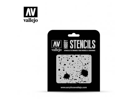 Šablóna na striekanie Splash & Stains 1/35