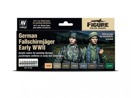 Farby Vallejo Sada WWII German Fallschirmjäger Early 8x17ml