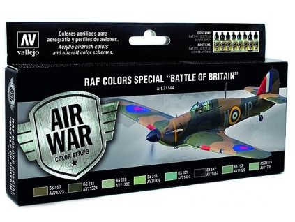 Farby Vallejo RAF Bitka o Britániu WW2  8x17 ml